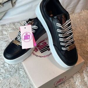 Juicy By Juicy Couture -Danika Womens Sneakers Size 9 M color:‎ Black
